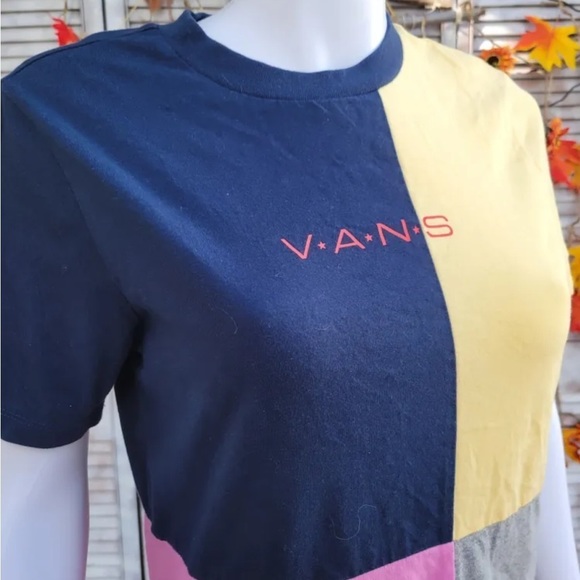VANS Colour Block Cotton t-shirt dress/tunic - Picture 5 of 7
